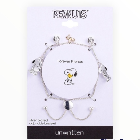 Peanuts Snoopy & Woodstock Bolo Adjustable Bracelet - Picture 2 of 2